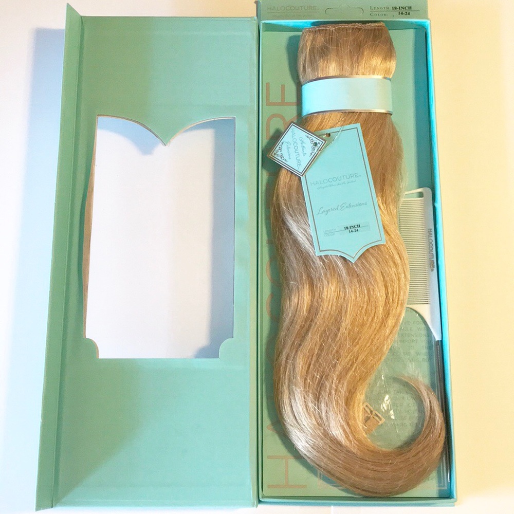Halo Couture 18 inch Layered Halo Hair Extentions